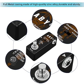 Amazon.com: Amuzik Switch Box Pedals Functional ABY BOX